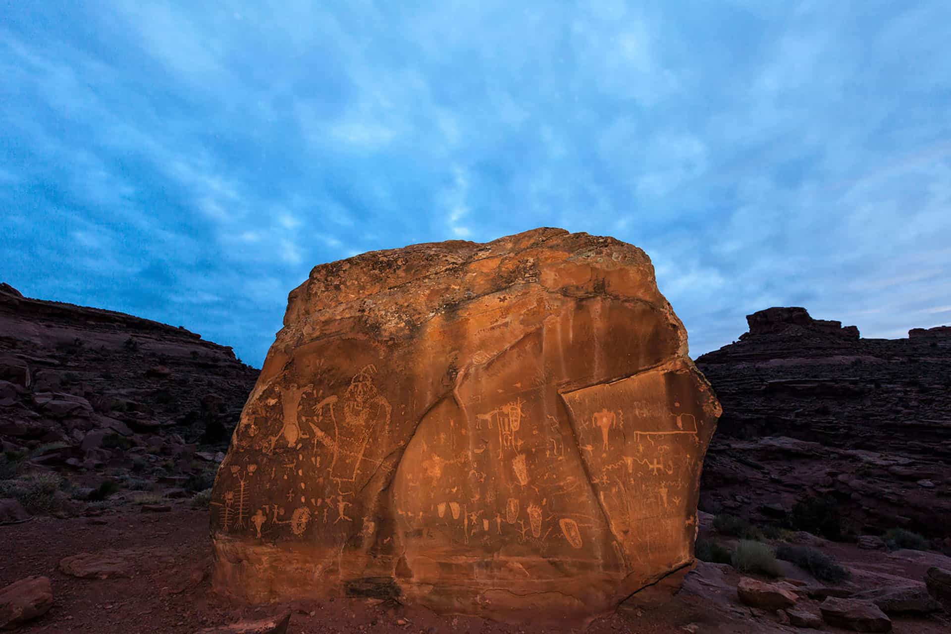 Moab Rock Art Sites on the Moab Rock Art Tour